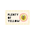 A gift card for Plenty of Yellow shop.